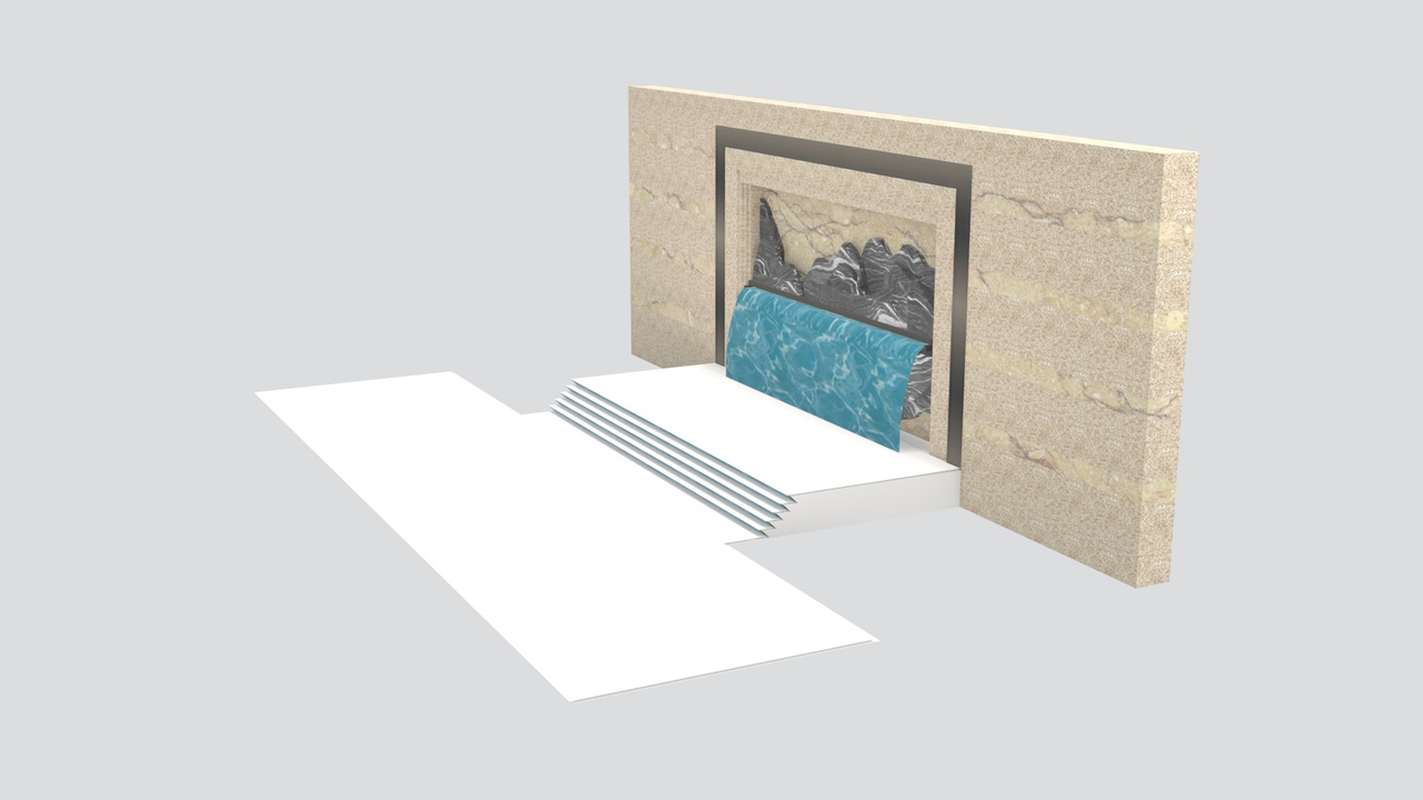 Media 1 for listing Chinese Landscape Relief Feature Wall 3D Model