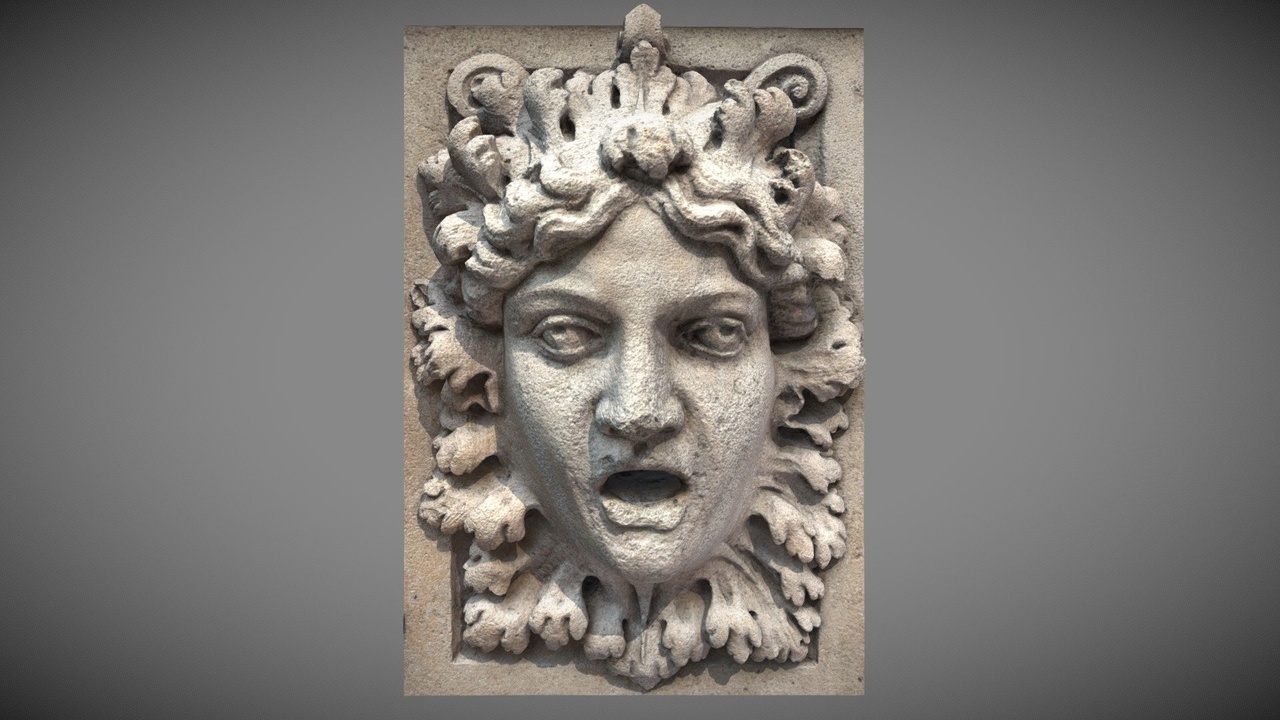Media 1 for listing Wall Face Sculpture