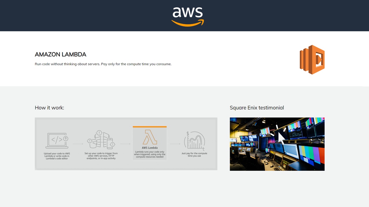 Blueprints for Lambda (AWS) 제품 등록을 위한 미디어 1개