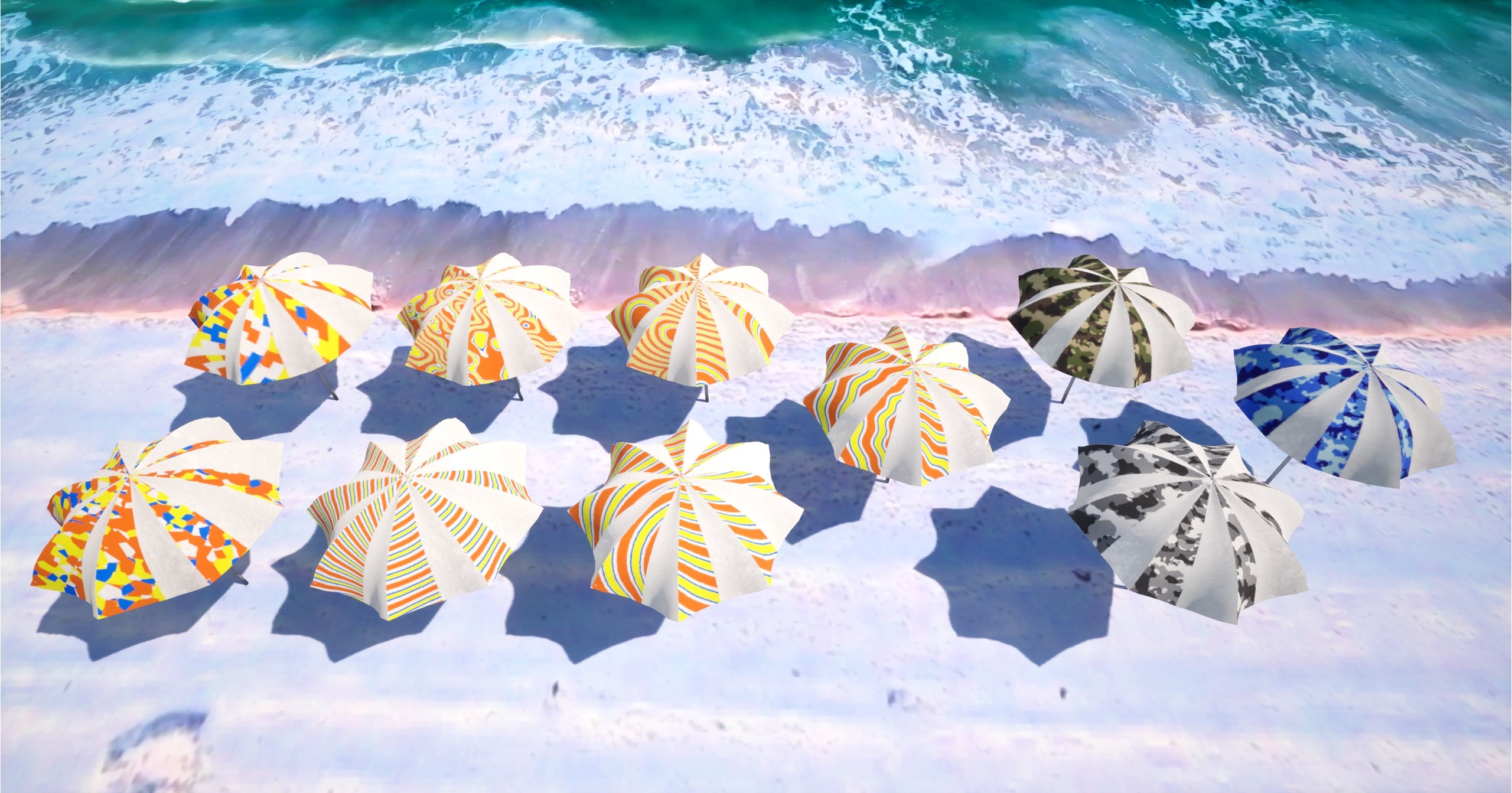 Media 1 for listing Beach Umbrella Set2