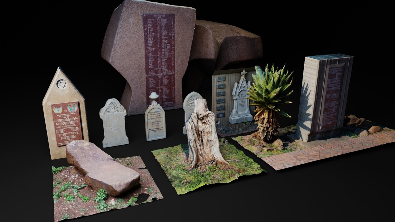 Media 1 for listing The Burgher Monuments - Memorial Park Elements Decor Pack