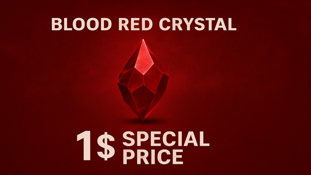 Scarlet Red Crystal – High-Resolution 3D Model — Cobalt Game Assets