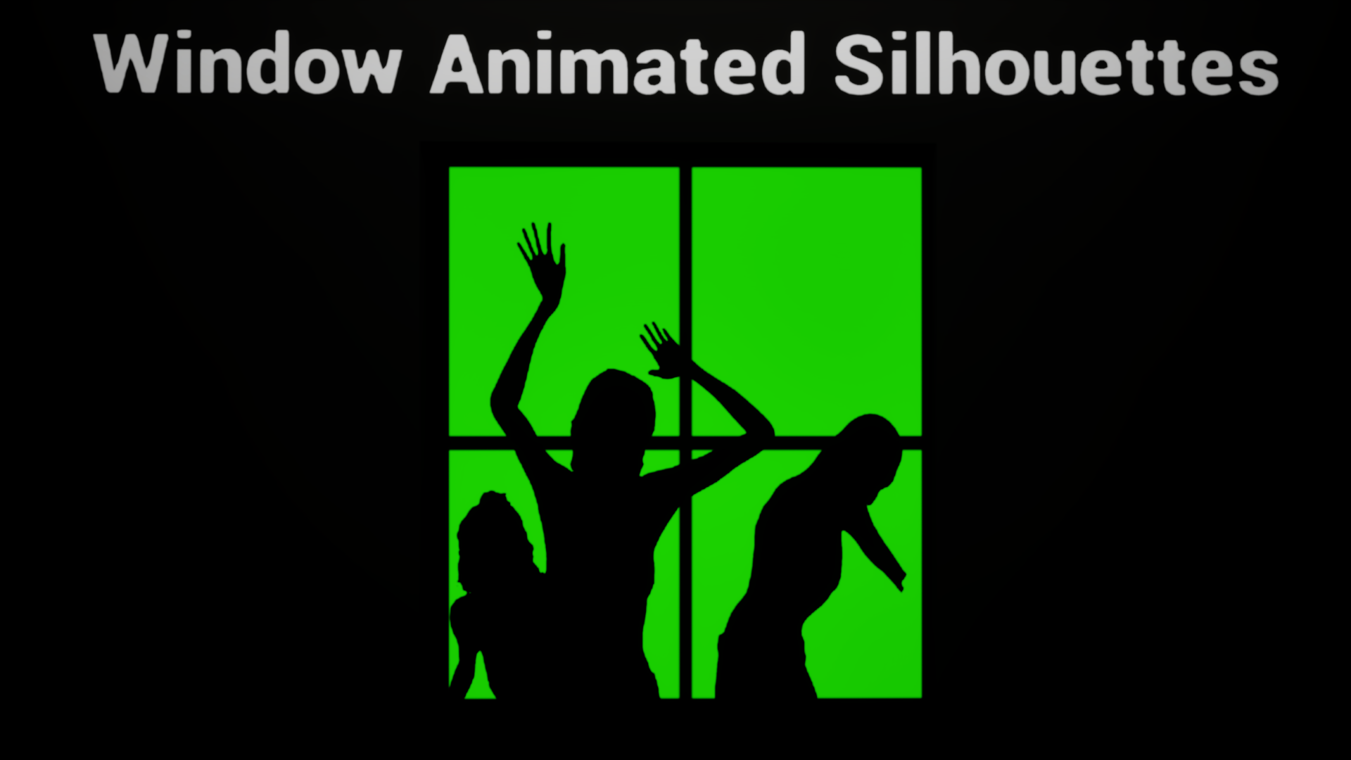 Animation Selant Window Window Animated Silhouettes Vol.1 | Fab