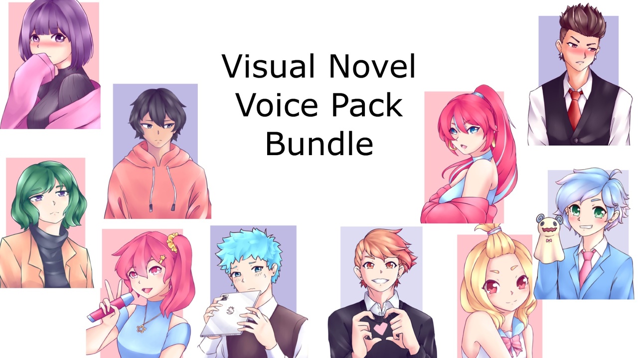 Media 1 for listing Visual Novel Voice Pack - Bundle
