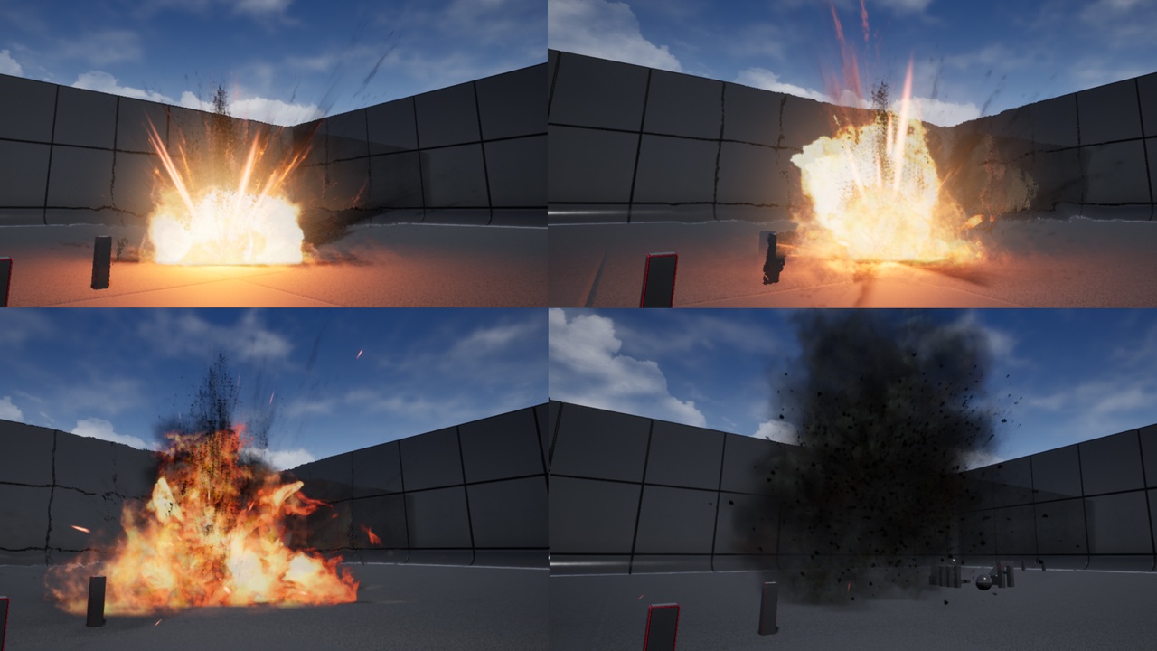 NiagaraExplosionVFX 제품 등록을 위한 미디어 1개