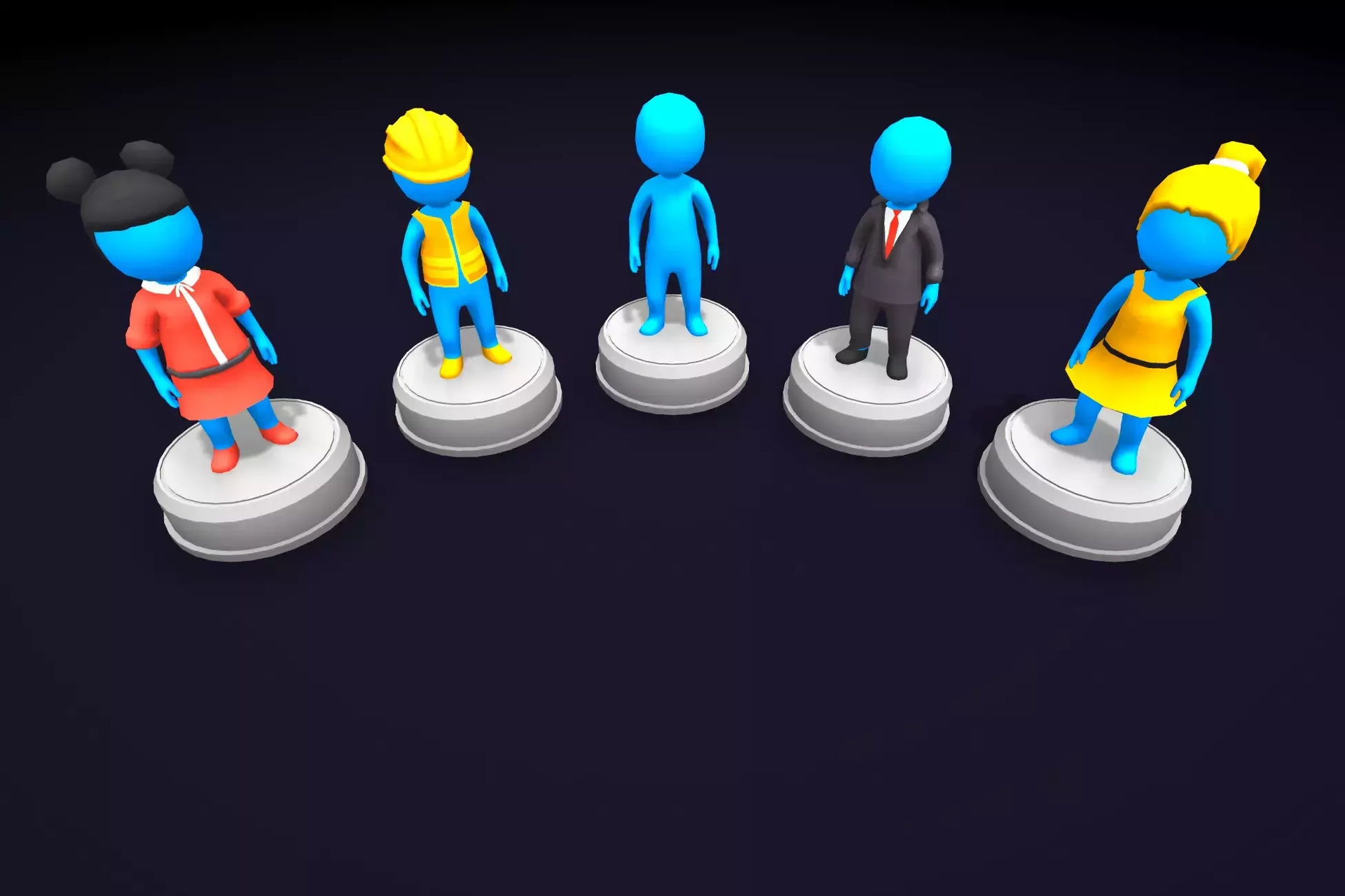 Media 1 for listing Hypercasual Character Stickmans Bundle