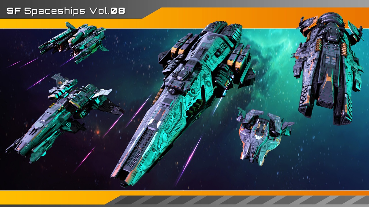 Media 1 for listing Spaceship Pack 8