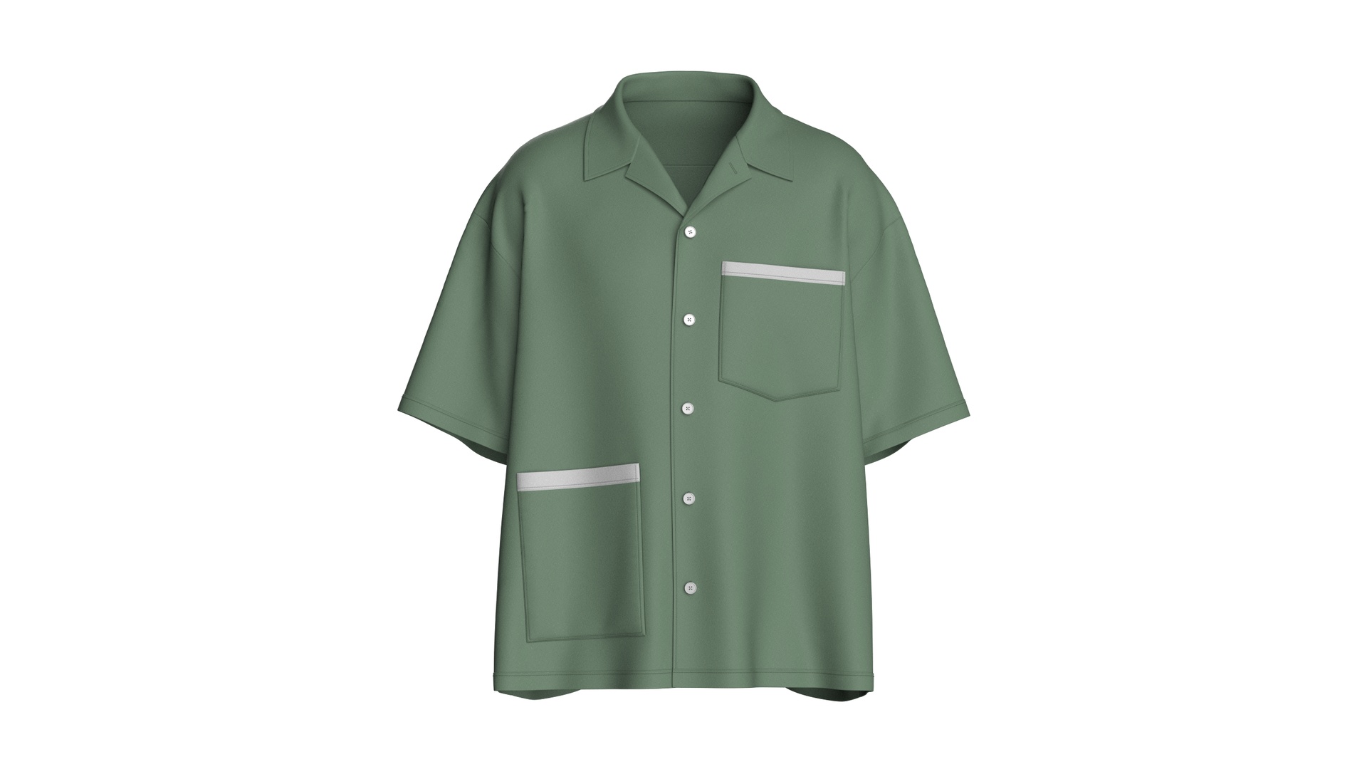 Media 1 for listing Men Oversized Pockets Shirt | High Poly