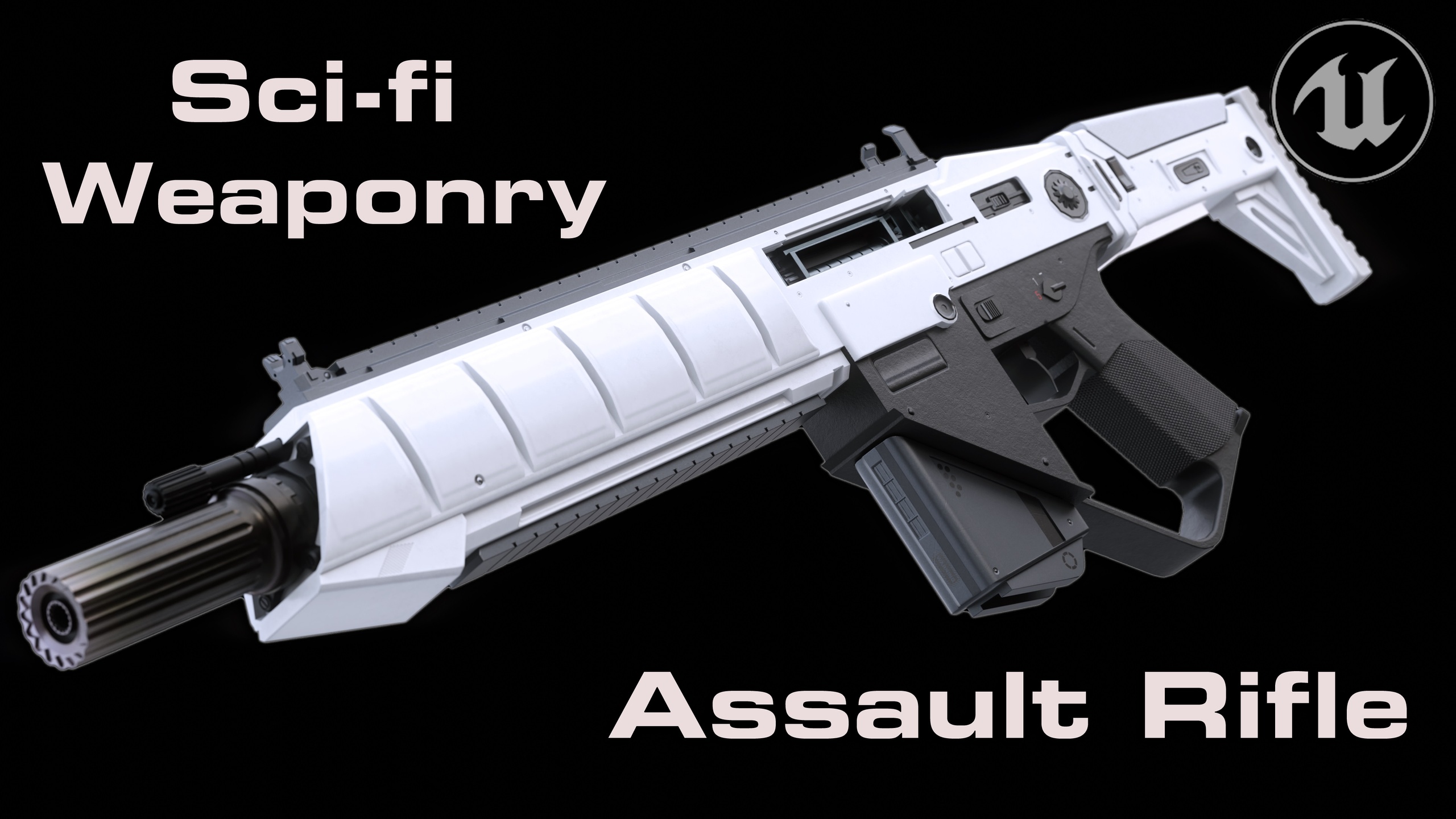 Sci-fi Assault Rifle 제품 등록을 위한 미디어 1개