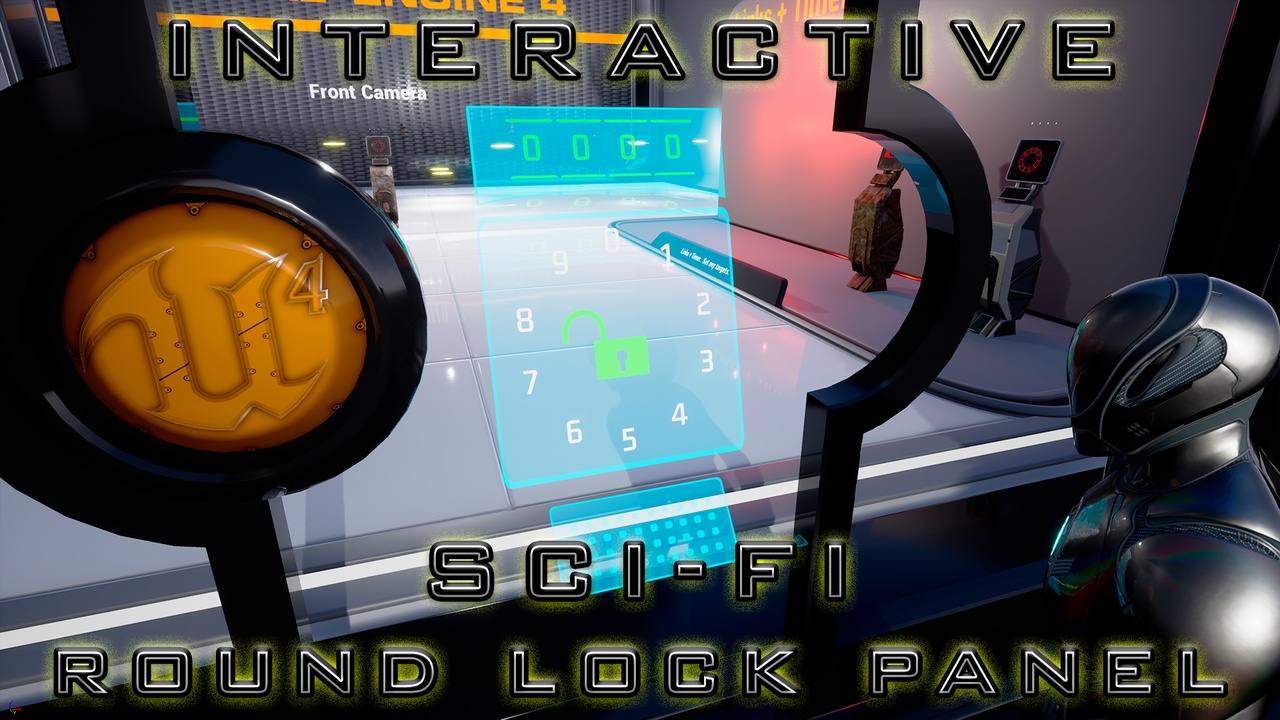 Media 1 for listing Interactive Sci-Fi Lock Panel