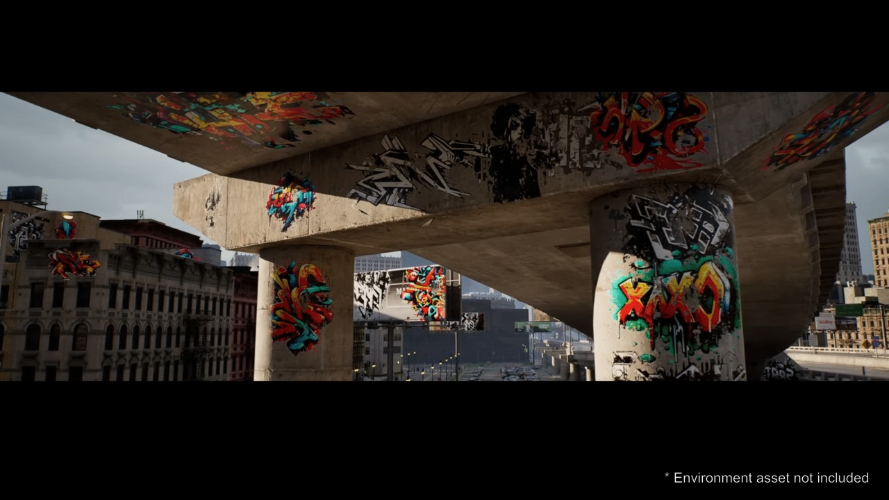 Media 1 for listing Cyberpunk Graffiti Decal