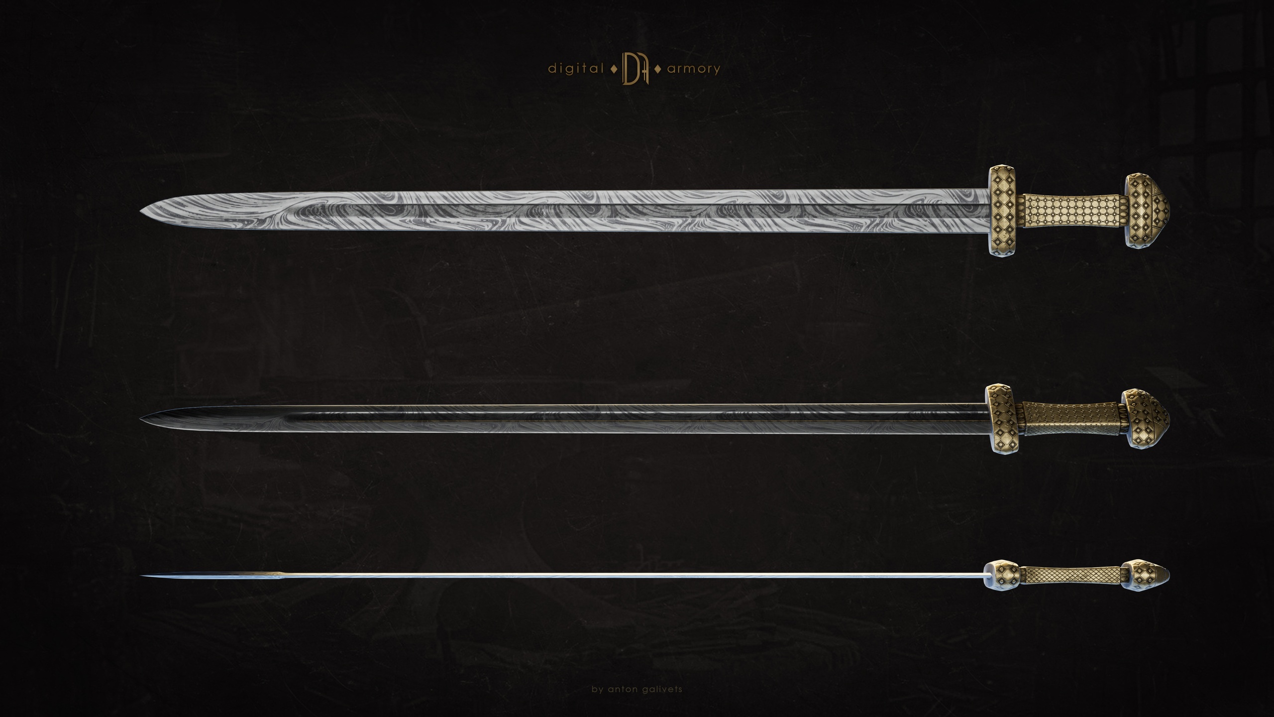 Media 1 for listing Damascus Viking Sword