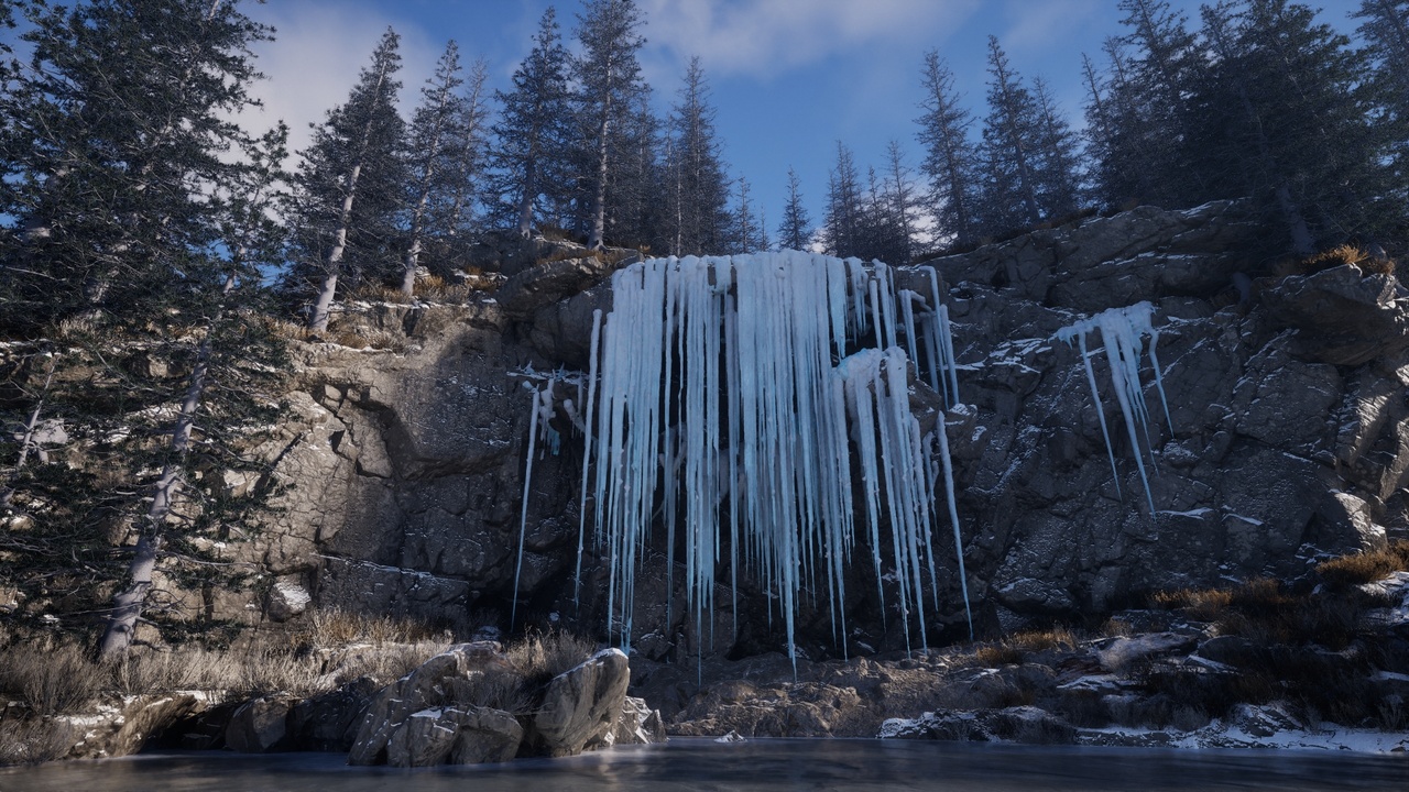 FELT  Ground Snow◆Icicle fall◆AbyssNova Winter Snowflakes Frosted Floor Backdrop RR8-292
