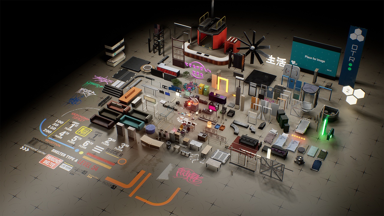 Media 1 for listing Interior Props Set 01