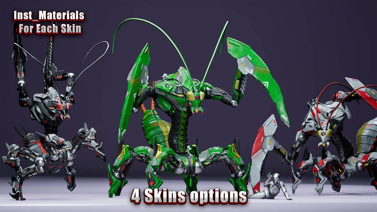 Media 1 for listing Sci-Fi Insect Mantis