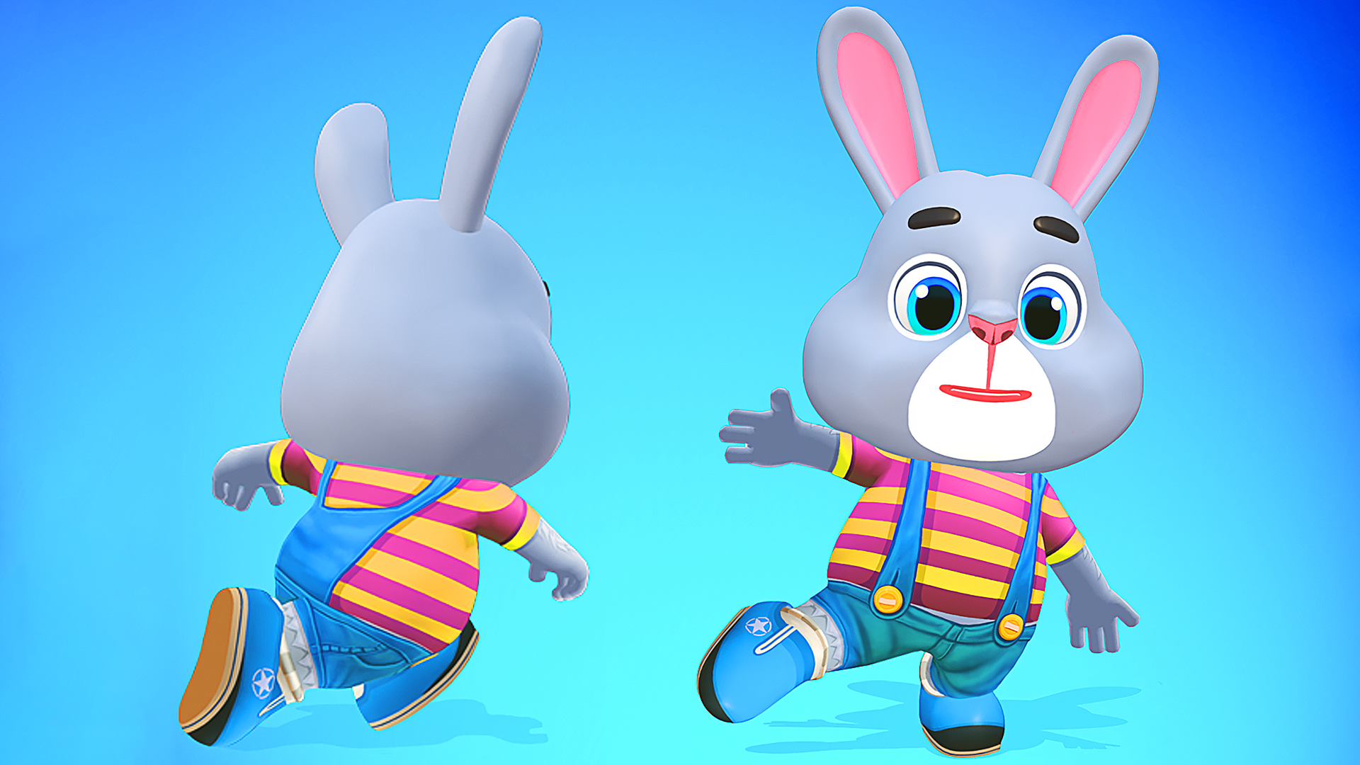 Rabbit Bunny Hare Animated Rigged | Fab