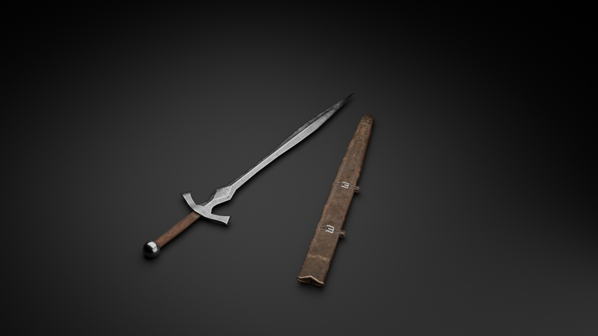 Leaf Blade sword | Fab