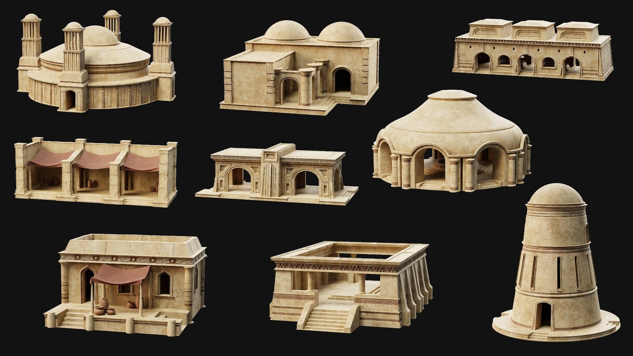 Ancient Urban Utility Buildings 제품 등록을 위한 미디어 1개
