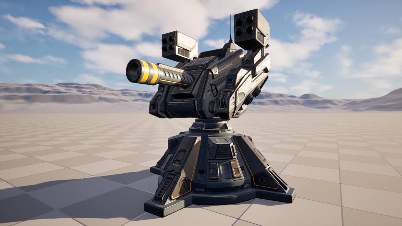Media 1 for listing Sci-Fi Turret defense