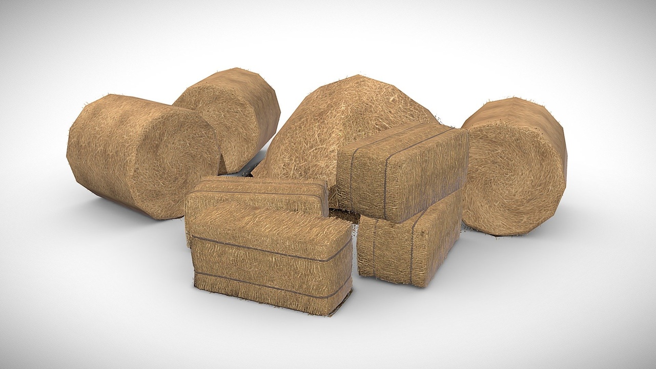 Media 1 for listing Hay Collection Low Polly