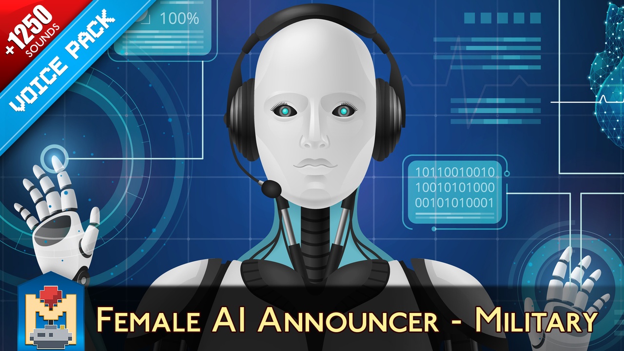 Media 1 for listing Military AI Female Voice Announcer