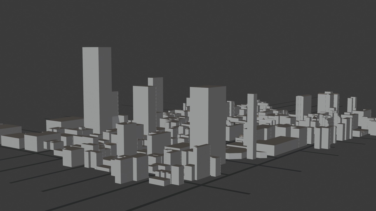 Media 1 for listing Low-poly day city