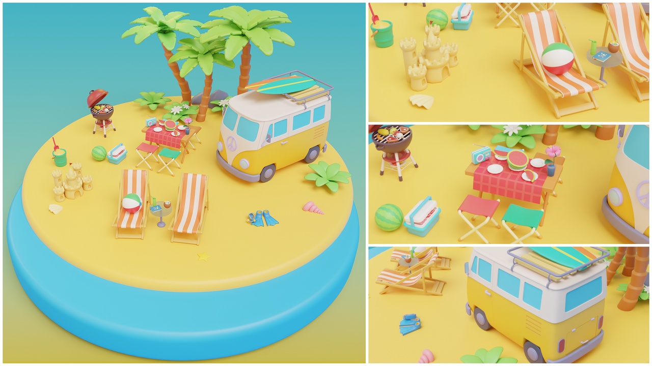 Media 1 for listing Cozy Summer Beach Pack