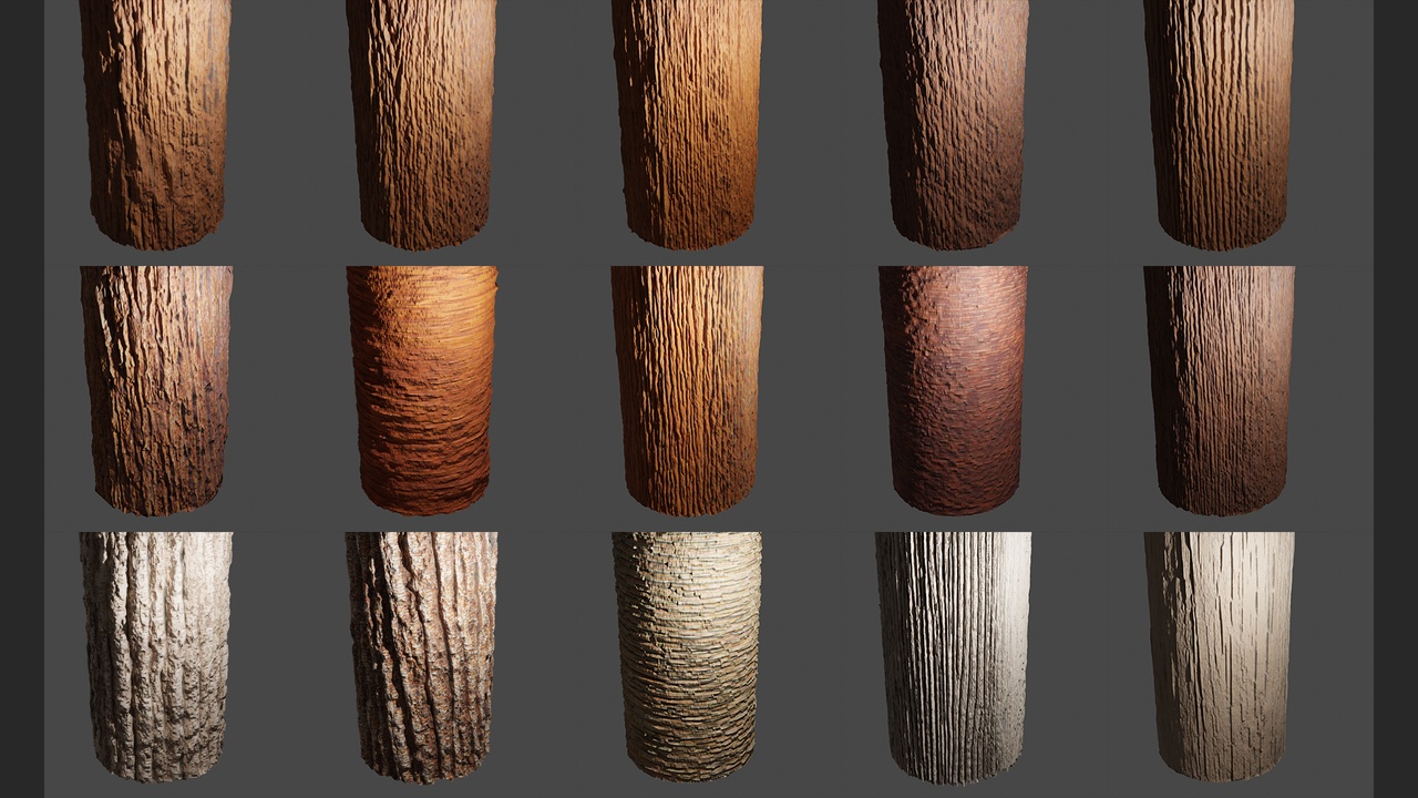 Media 1 for listing Wood - 15 PBR Materials Pack