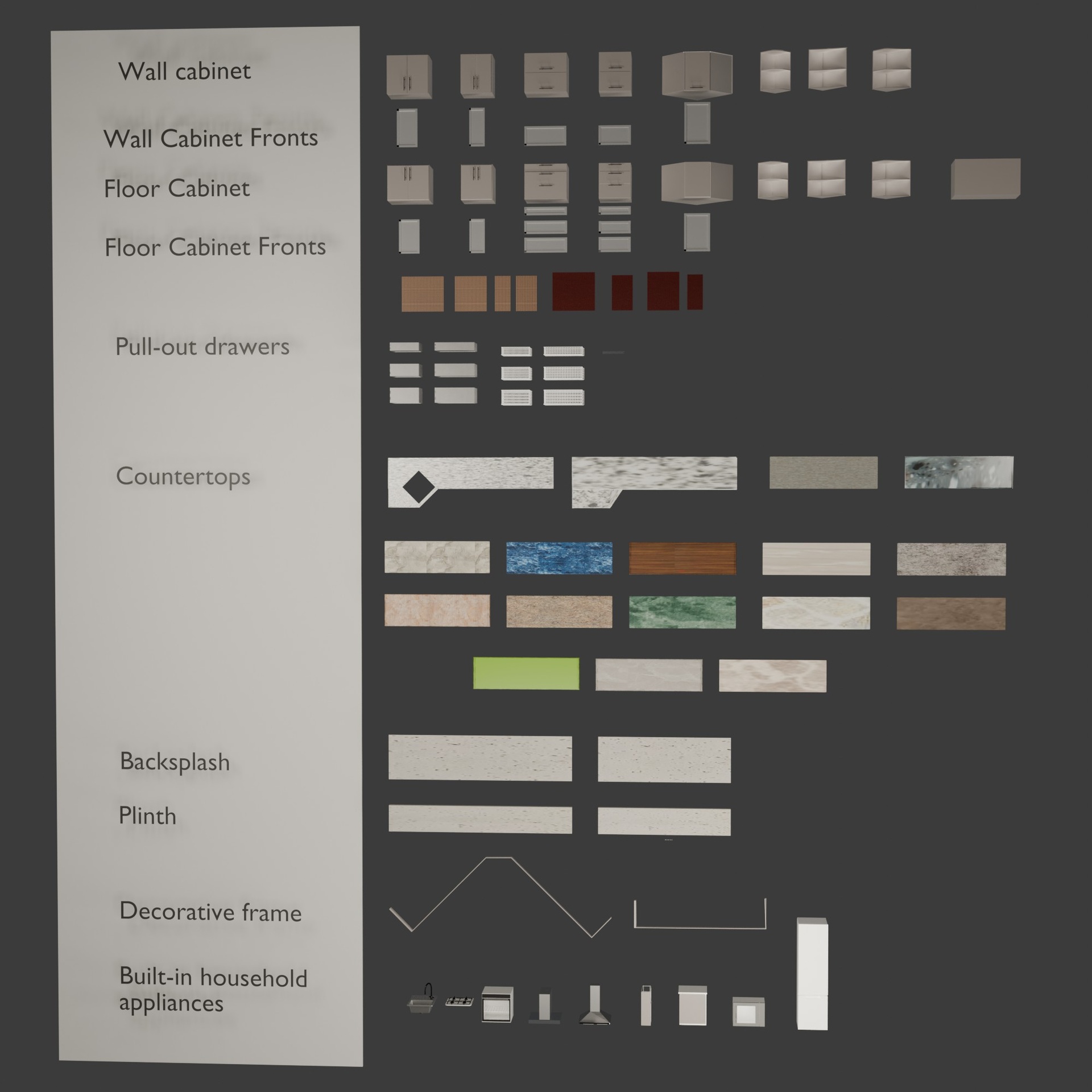 Media 1 for listing Kitchen Furniture Kit