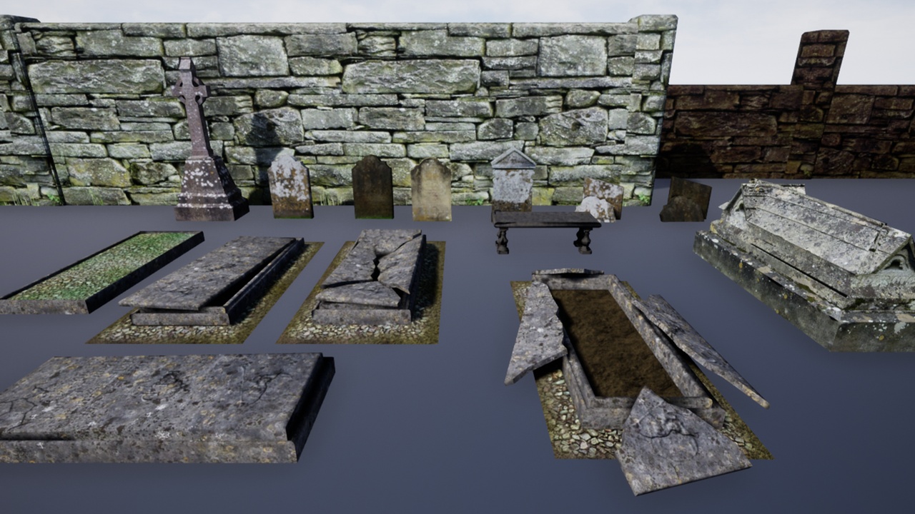 Media 1 for listing Graveyard Model Pack