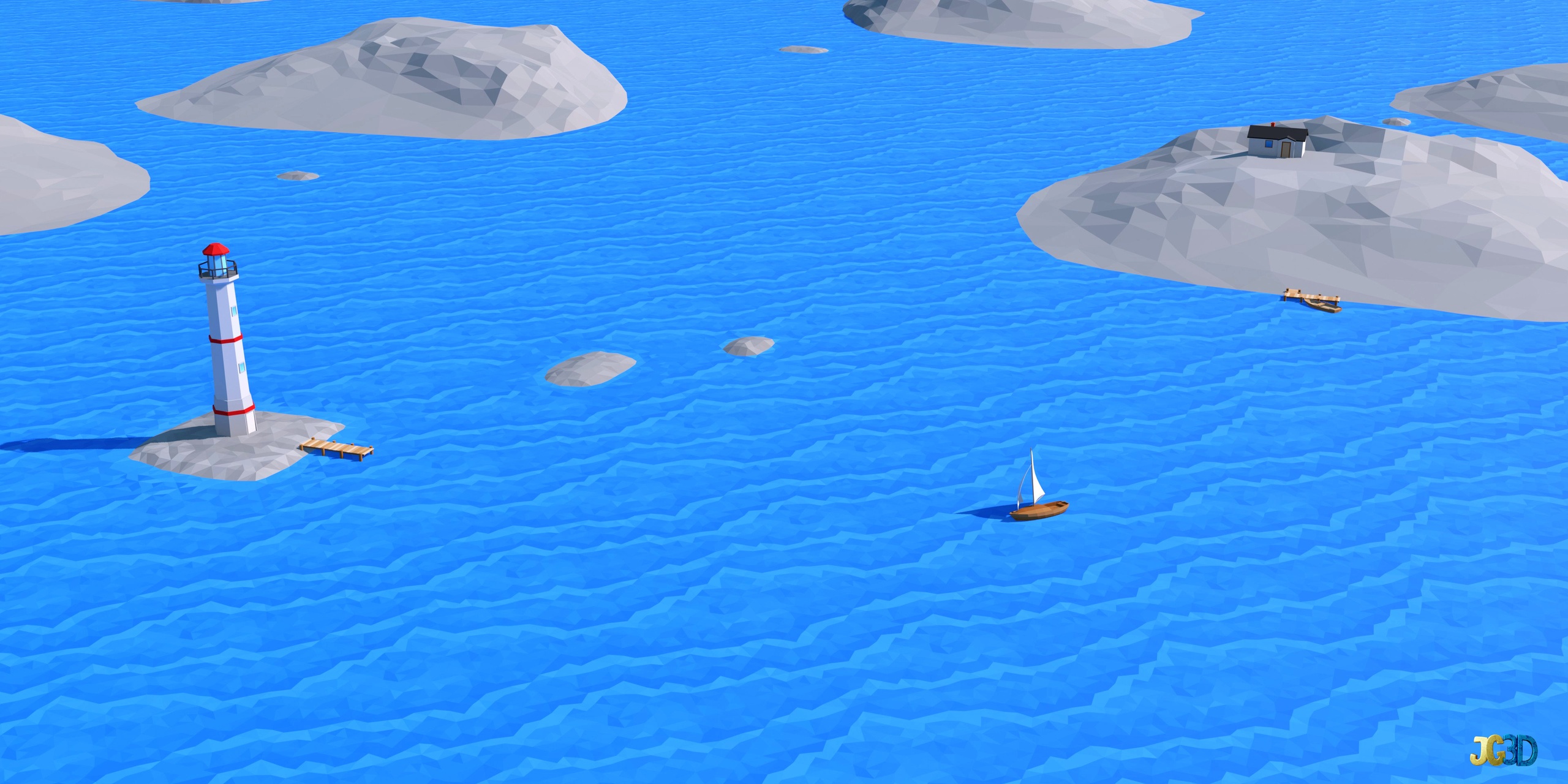 Media 1 for listing Archipelago Low Poly Assets Pack