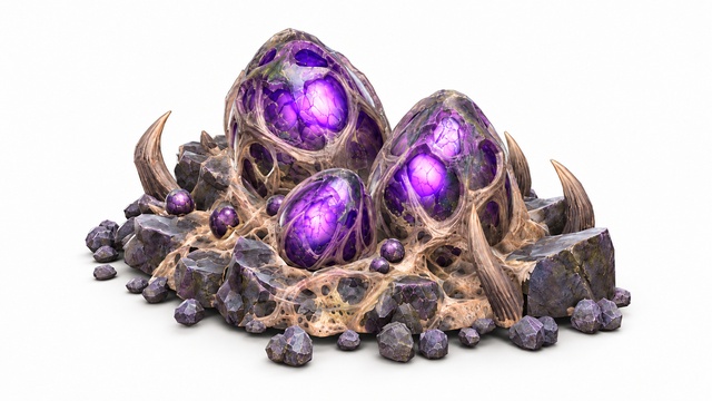 Fantasy Arcane Monster Egg Nest preview on Fab
