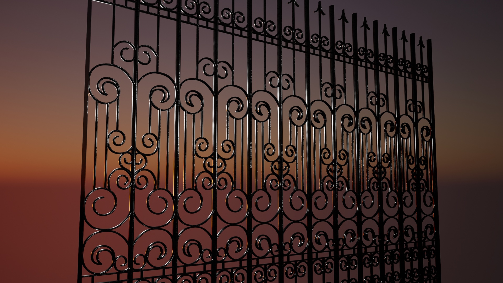 Media 1 for listing Wrought Iron Railing H
