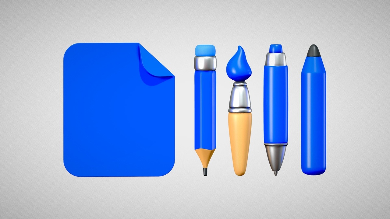 商品 Stationery stylized (office pack) 的媒体 1