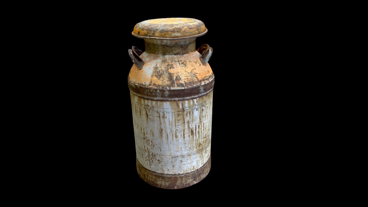 Media 1 for listing A Vintage Milk Can
