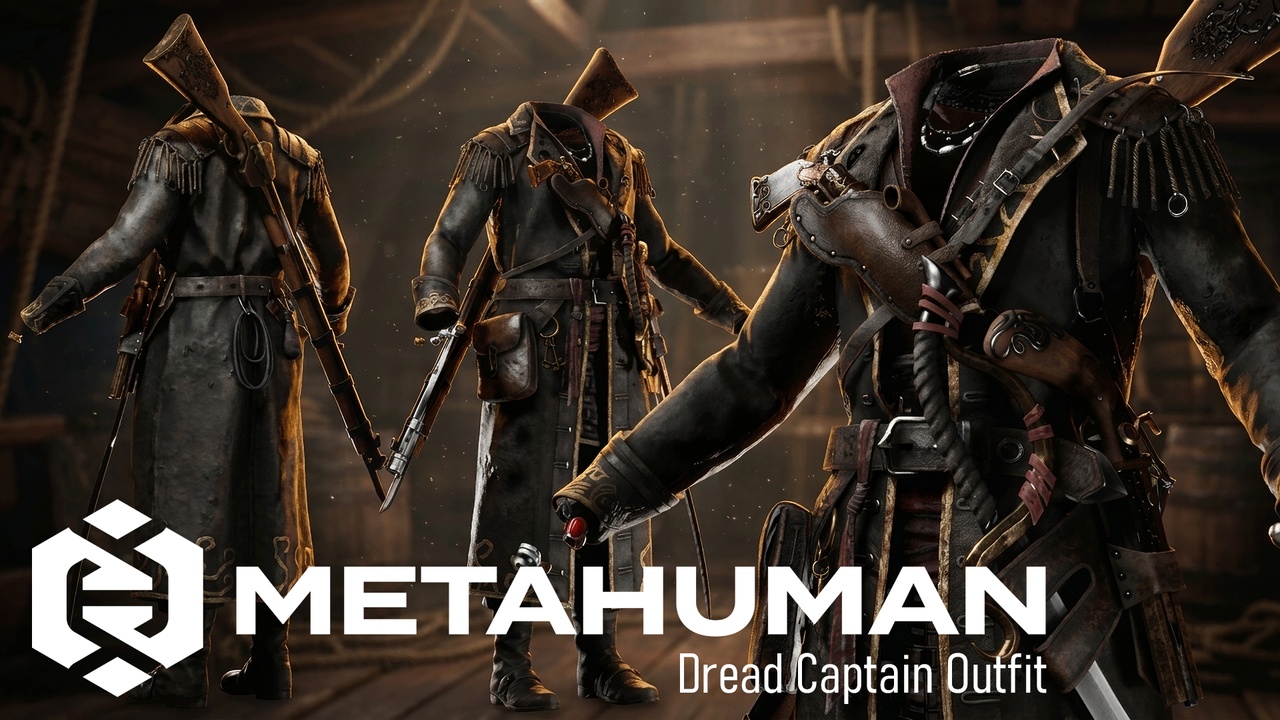 Media 1 for listing MHC: Dread Captain | Metahuman Outfit