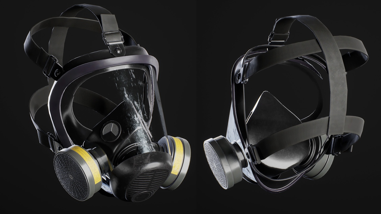 Media 1 for listing Gasmask Glass - Metahuman