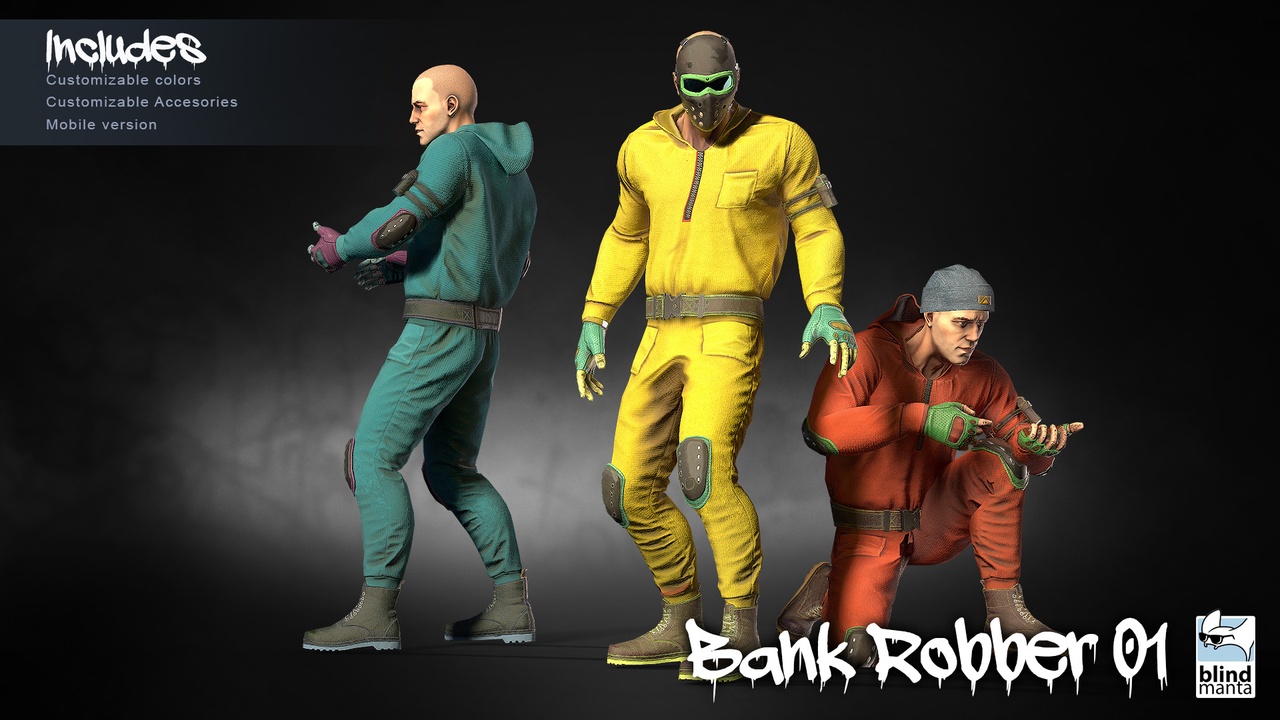 Media 1 for listing Bank Robber 01