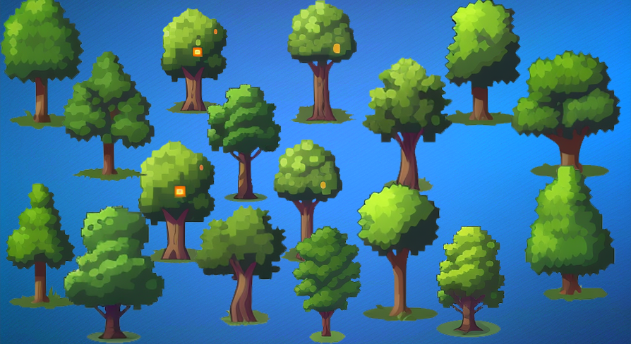 16 Bit Trees | Fab