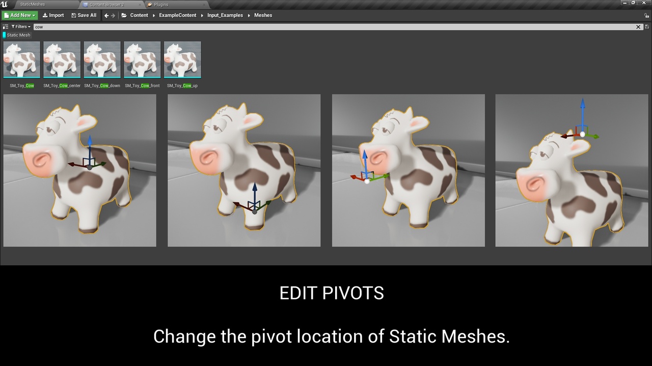 Media 1 for listing Easy Pivot Tool for Static Meshes