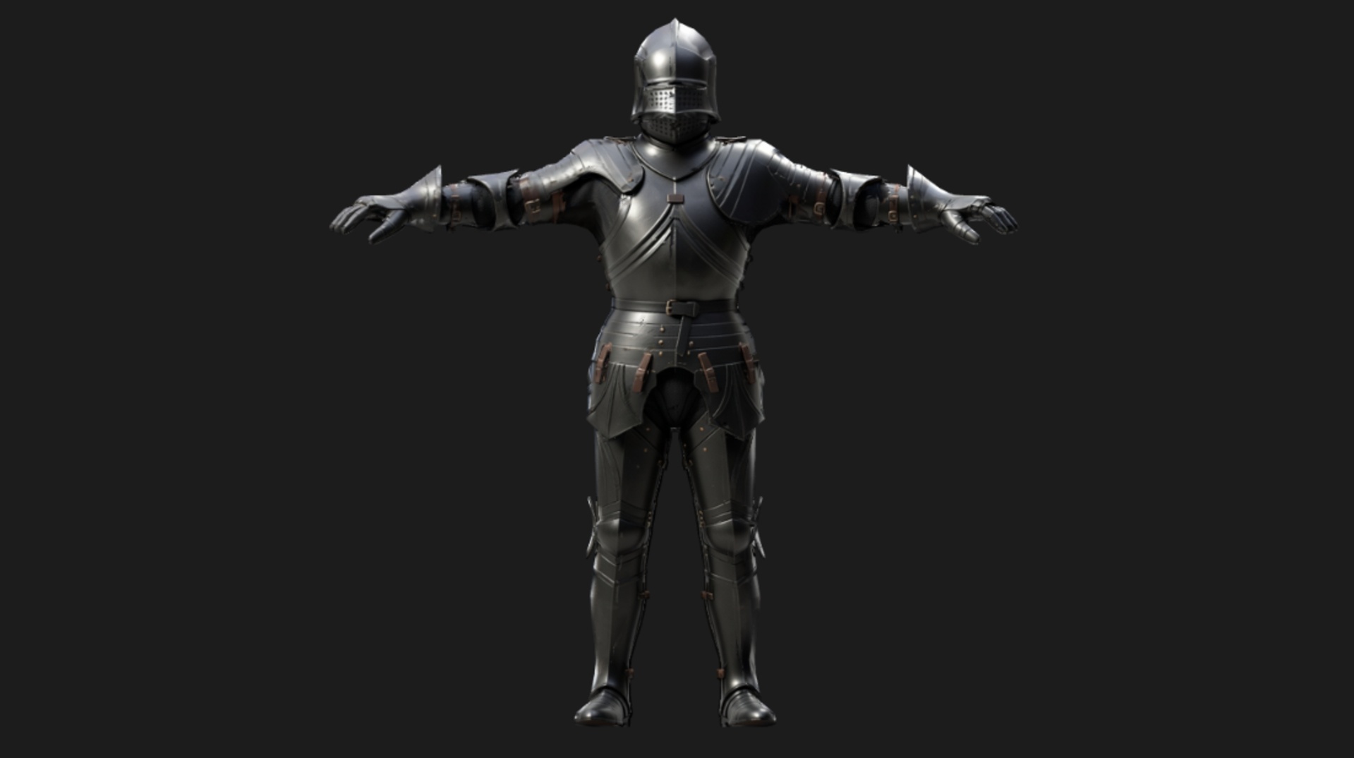 Dark Gothic Knight – Low Poly Rigged | Fab