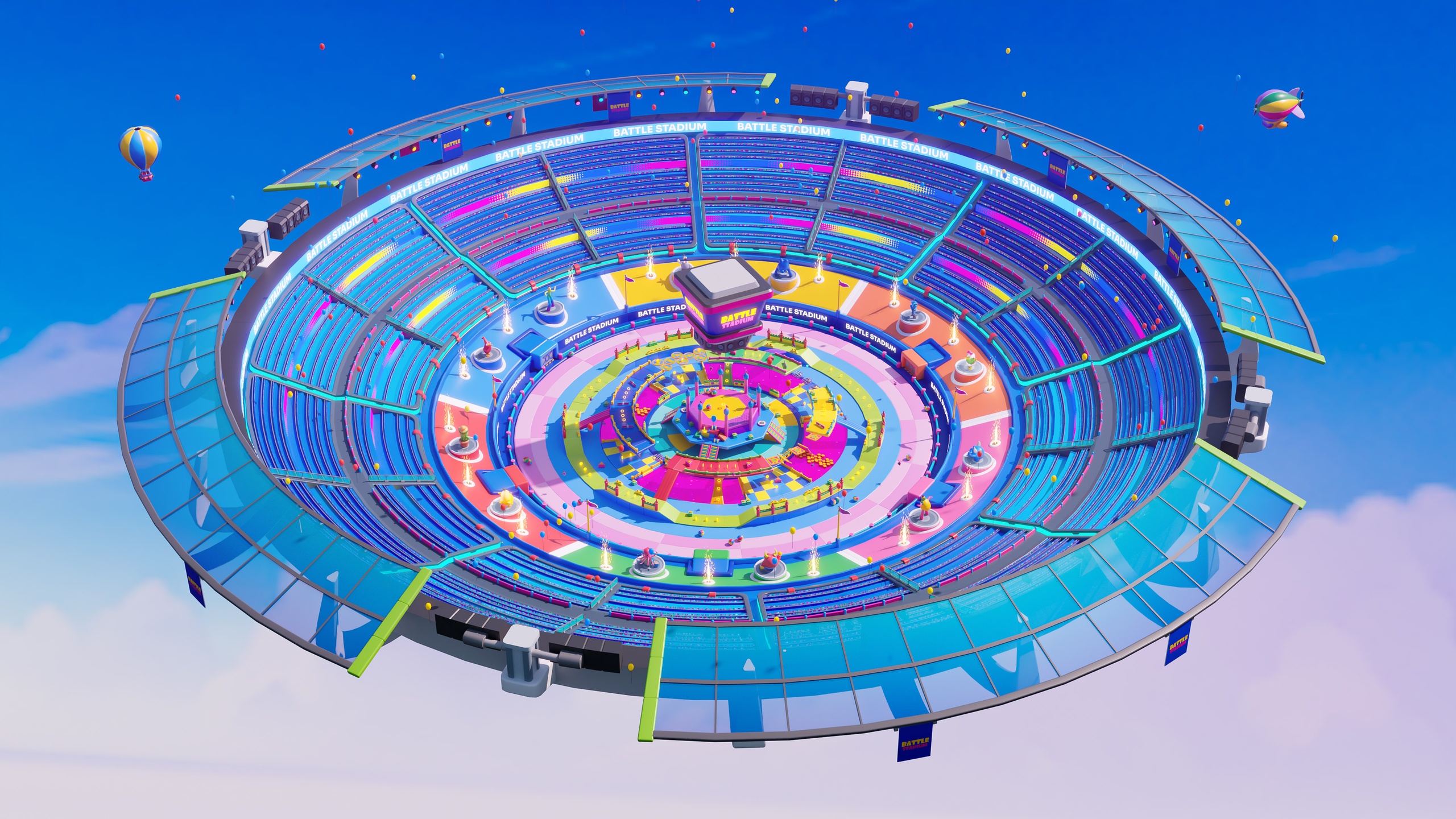 Media 1 for listing Battle Stadium - Low Poly 3D Models Pack