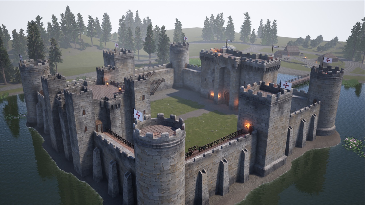 Media 1 for listing ThreeDee Medieval Castle