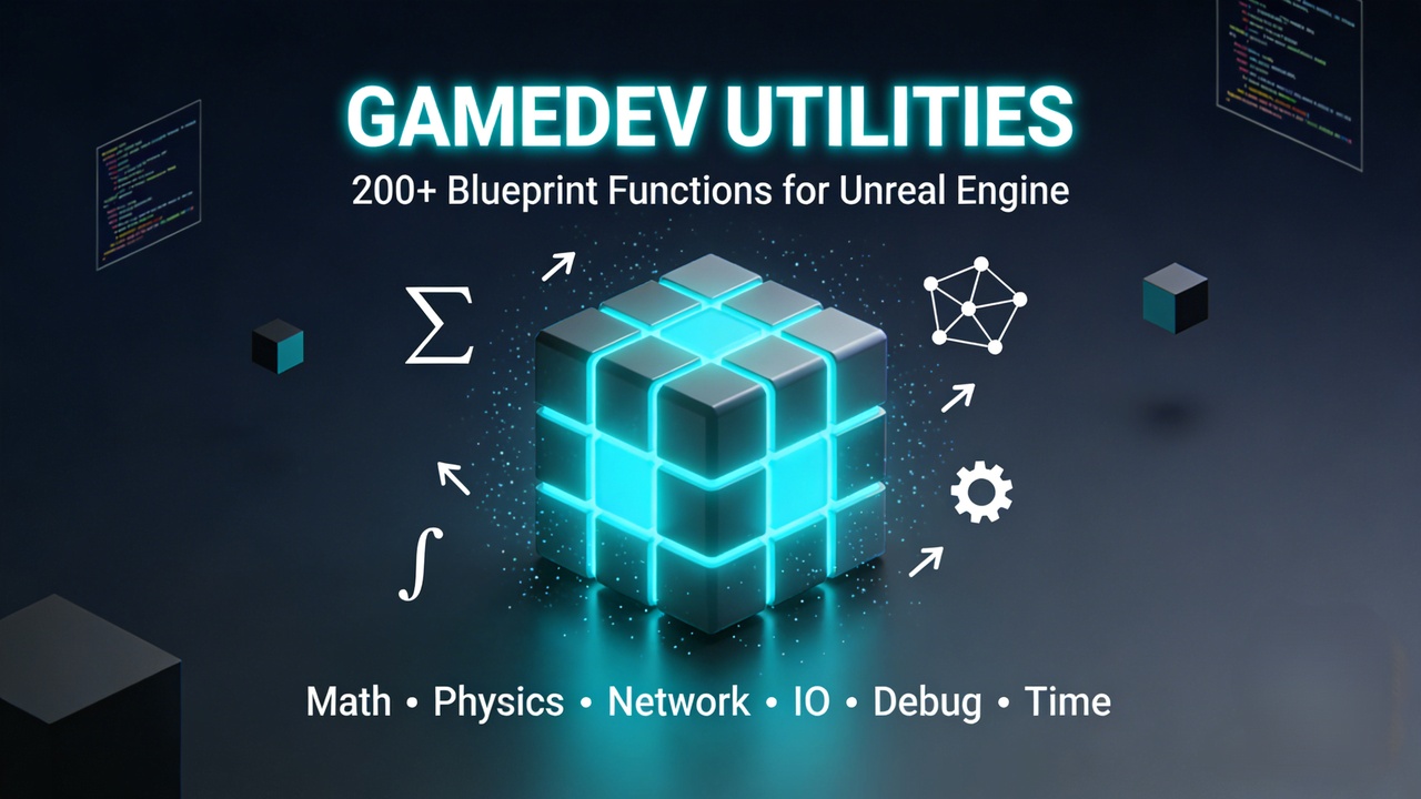 Media 1 for listing GameDev Essentials: 200+ Pro Blueprint Nodes for Math, Physics, IO & Workflow