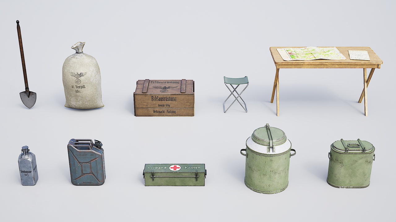 Media 1 for listing WWII German Military Accessories Pack