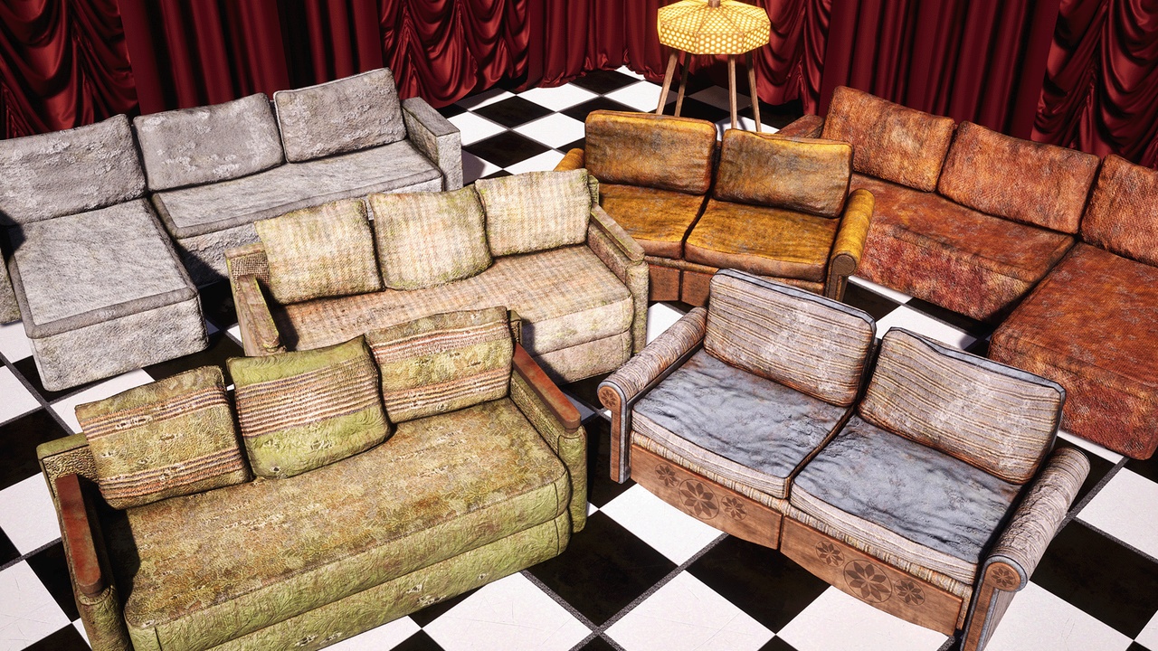 Media 1 for listing Abandoned & Post Apocalyptic Sofas Pack