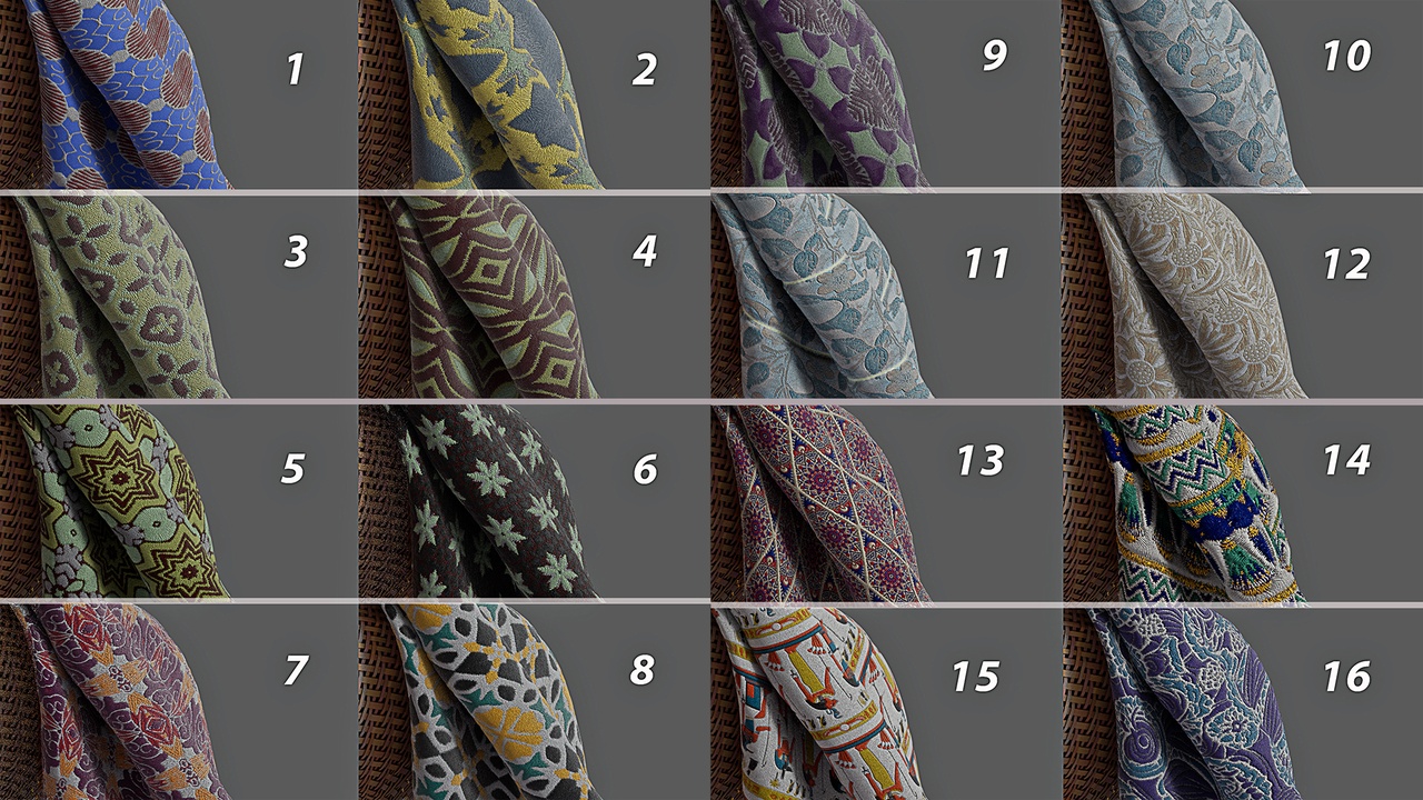 Decorative Fabric Materials Pack | Fab