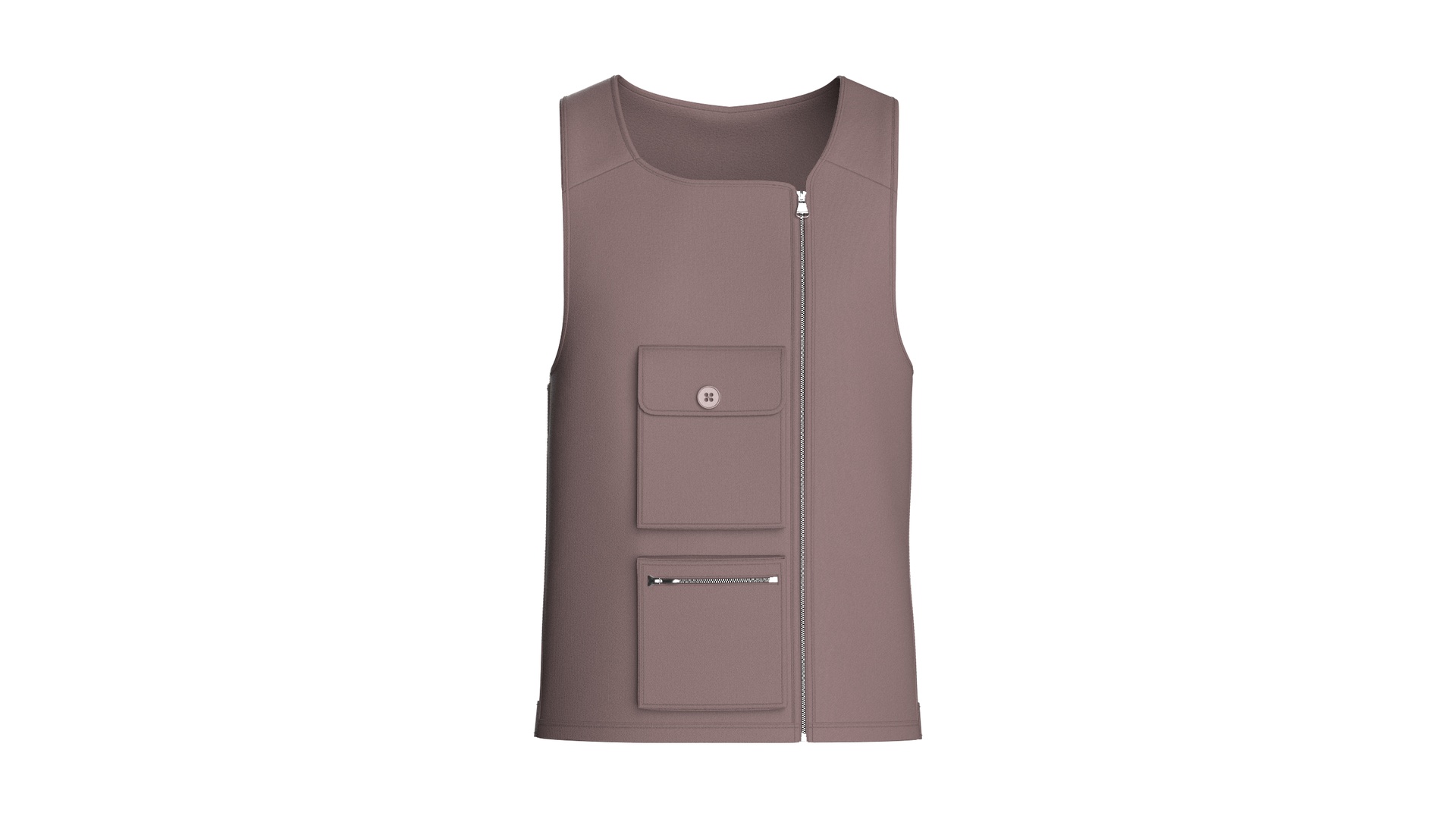 Media 1 for listing Men Sleeveless Multi Pocket Vest | High Poly