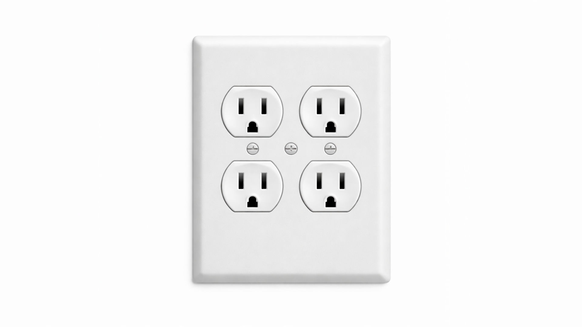 Two Socket Outlets Double Power Outlet (Wall Socket) | Fab