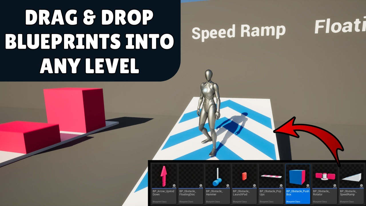 Media 1 for listing Interactive Obstacles - Blueprint & Assets Pack